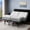 Massage Adjustable Bed Base +12" White Mattress, variant on Split King Massage Adjustable Bed Base with 12" Mattress Electric Dual Head & Foot Lift, Wireless Remote, Zero Gravity, Anti-Snore, Under-Bed LED Lighting, USB Ports and 12" Adjustable Legs
