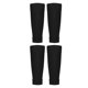thumbnail image 1 of 2 pares de fundas protectoras para espinillas, calcetines de nailon, talla 38-47, accesorio deportivo para fútbol, color negro, 1 of 13