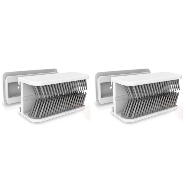 2X Recogedor de Cabello, Trampa para el Cabello para DesagüE de la Ducha, Recolector de Cabello, Material de Silicona, Cabello Suelto FáCil de Atrapar ()