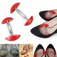 thumbnail image 3 of KAKOWELY Chaussures à Talons Hauts en Cuir Aluminium Réglable pour une Paire (Rouge), 3.94"X2.17"X0.98 Pouces, 3 of 3