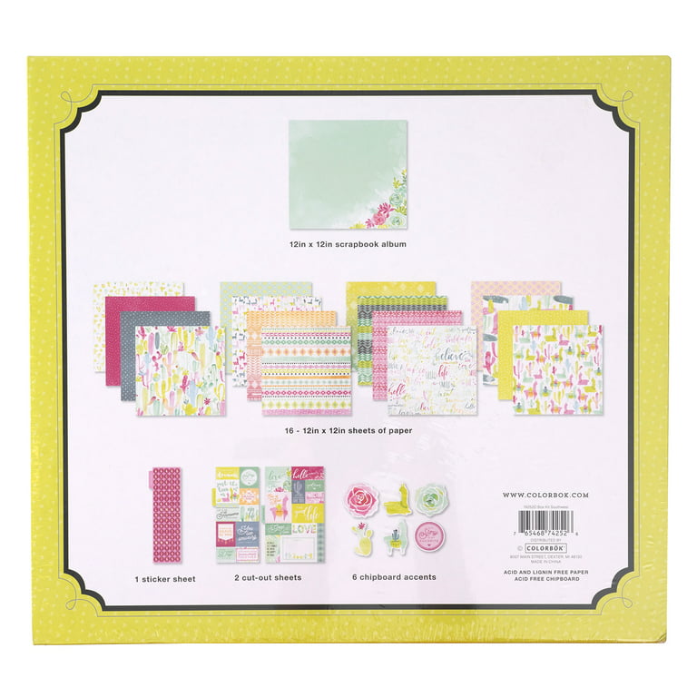 Colorbok English Meadow Scrapbook Box Kit 57979 Over 1000 Pieces NEW SEALED