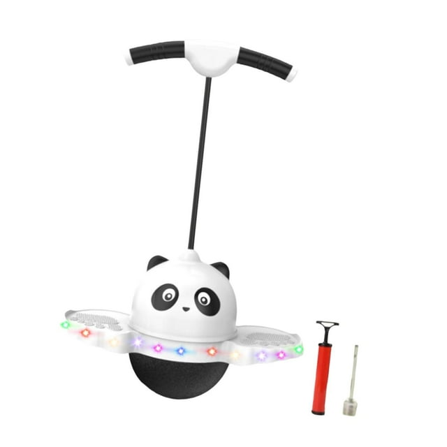 Pogo-tabla de Salto con Luz Colorida para Adultos, Accesorios de Ejercicio, Pelota Que Rebota para Niños, Capacidad de Equilibrio de Ejercicio
