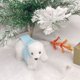 thumbnail image 5 of Bufanda Blanca De Espuma Con Oso Colgante Decoración Para Árbol De Navidad Colgante Con Escena Mini Oso De Peluche Blanco Adorable Colgante Para Árbol De Navidad Decoración Para El Hogar, 5 of 7