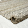 thumbnail image 3 of LR Home Pablo 5' x 7' Tan/Brown Stripes Durable Indoor/Outdoor Area Rug, 3 of 8