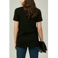 thumbnail image 3 of DEVOPS 2 Pack Women's Casual Shirts Short Sleeve Tops Daily Tunics (Large, Black/White), 3 of 7
