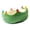 Green, variant on Decorative Ceramic Bowl With 6 Forks For Fruits Desserts And Table Centerpiece
