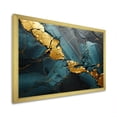 thumbnail image 2 of Designart "Aura of Gold and Green in Abstract Marble VII" Abstract Framed Wall Art Decor - Modern Gold Abstract Marble Hallway Framed Wall Art Decor, 2 of 6