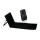 thumbnail image 3 of Asiento de suelo con respaldo, silla de playa plegable para viajes por carretera y césped Negro, 3 of 8