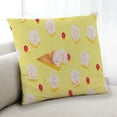 thumbnail image 1 of Ahgly Company Color Focus Yellow Indoor Throw Pillow, 18 inch by 18 inch, 1 of 6