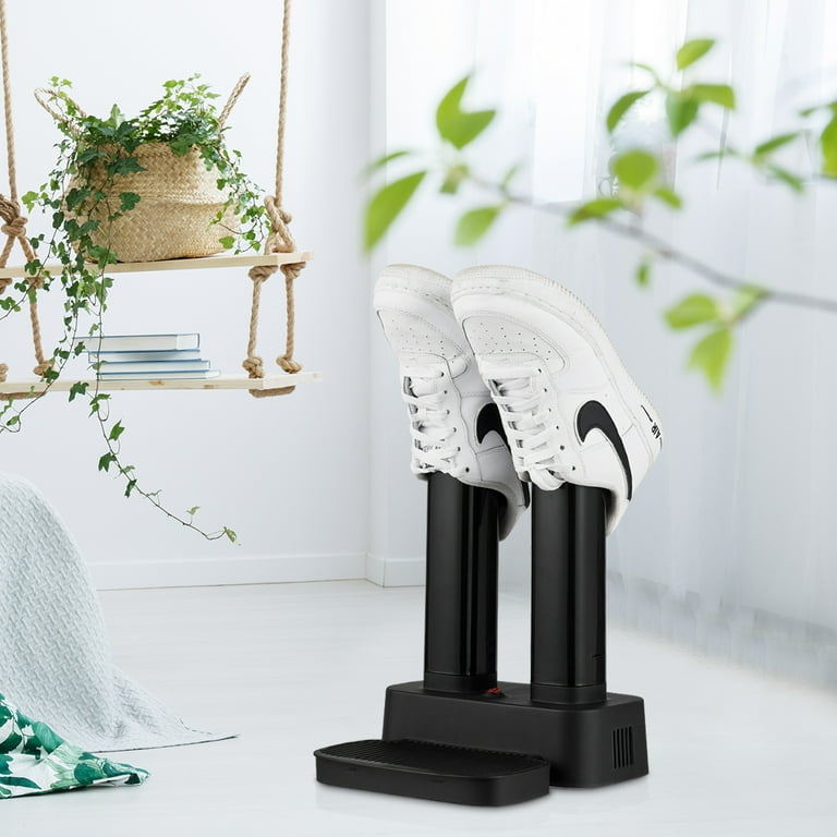 2-Shoe Electric Shoe Dryer with Portable Adjustable Warmer for