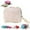 Beige, variant on Kcolen Layered Fringe Jewelry Organizer Pouch for Travel Storage With Five Secure Compartments And