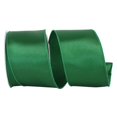 thumbnail image 1 of Reliant Ribbon 92575W-510-40F 2.5 in. Satin Value Wired Edge Ribbon, Emerald - 10 Yards, 1 of 1