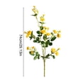 thumbnail image 3 of Tallos de flores artificiales para decoración de bodas en el hogar | Rama de flores artificiales con follaje verde | Plantas artificiales de plástico para arreglos en jarrones, 3 of 6