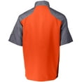 thumbnail image 3 of Holloway Sportswear S Raider  Short Sleeve Pullover Carbon Print/Orange 229545, 3 of 5