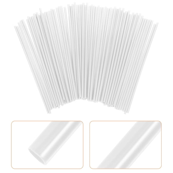 OATIPHO Reflective Bike Spoke Covers White Plastic for Safety and Style 72Pcs