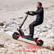 Electric Scooter - 1200W Powerful Motor, 32MPH Max Speed, 34 Miles Long Range, 10 Tubeless Tires, Smart APP Control, Dual Suspension Off-Road Commuting E Scooter for Adults