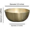 thumbnail image 3 of Daddy Shoppe Ayurvedic Bronze (Kansa) Bowls Snack Bowl- Set of 2, 3 of 5