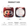 thumbnail image 5 of Saiise Mario Print Seat Covers for Dining Room Chair,Stretch Fit Removable Washable Chair Seat Cushion Protector Slipcovers with Ties-Four Pieces, 5 of 8