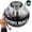 White, variant on Curaball Hand Exerciser, Torque Ball Hand Exerciser, Ball with LED Lights and Counter for Strengthen Arms, Fingers & Muscles, All Fitness Levels & Arthritis Relief