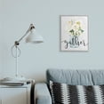 thumbnail image 2 of Stupell Industries Gather Phrase White Spring Bouquet Homey Sentiment Framed Wall Art Design by Lettered and Lined, 16" x 20", Gray Framed, 2 of 8