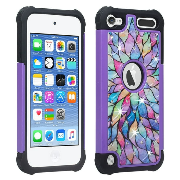 For Apple iPod Touch 6, Touch 7, Touch 5, Generation Crystal Rhinestone