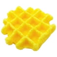 thumbnail image 2 of Naittoop Waffles, Desert Fidget Toys, Cute Waffles Fufu Squeeze, Big Toys for Stress Relief, Party Favors, Gifts (Round Waffles, Cake) 3.5 in, 2 of 7