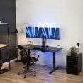 thumbnail image 3 of VIVO Black 63" x 32" Electric Stand Up Desk with Motorized Dual Monitor Mount, 3 of 9