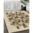 thumbnail image 2 of Ahgly Company Indoor Rectangle Patterned Dark Gold Brown Area Rugs, 2' x 3', 2 of 6