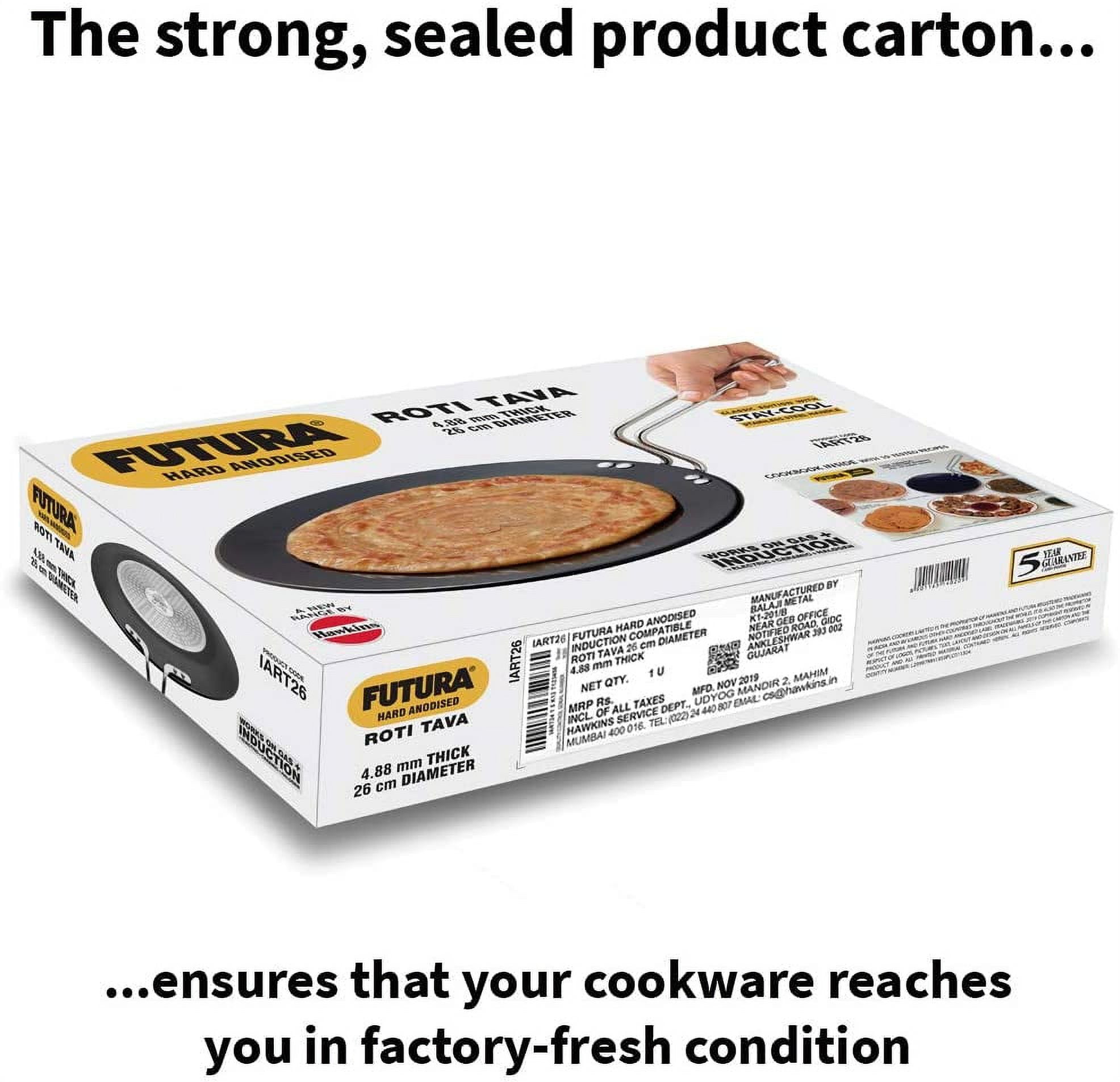 Hawkins Futura Hard Anodized 10.25" Concave Tava Griddle