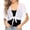 White, variant on Women's Lightweight Chiffon Boleros Jackets Shrug Cardigan for Summer Outfits