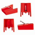 thumbnail image 3 of 2-Pack Replacement Needles for Record Players Compatible with ION ICT04RS, IONTTUSB10, ITTCD10, LPDoc Turntable Models, 3 of 5