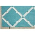 thumbnail image 4 of Nourison Home & Garden Indoor/Outdoor Aqua 4'4" x 6'3" Area Rug, (4x6), 4 of 6