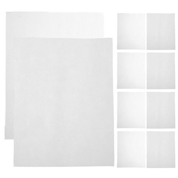 LOLIPPYY 10 Sets DIY Paper Card Making Kit with White Cloth and Replaceable Mesh Fabric for Creative Activities