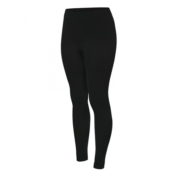 Terramar Women's Altitude Fleece Lined Leggings, Black, Large