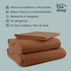 thumbnail image 4 of Juego de Sábanas King Size The Shop, Gris Claro, Microfibra, Material Transpirable, No Alergénico chocolate, 4 of 7
