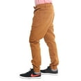 thumbnail image 3 of Victorious Men's Biker Twill Jogger Pants JG871 - Dark Wheat - Small, 3 of 5