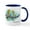 White/Navy Inside, variant on CafePress - Leopard Shark Mug - 11 oz Ceramic Mug - Novelty Coffee Tea Cup