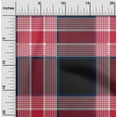thumbnail image 1 of oneOone Georgette Viscose Fabric Tartan Check Print Fabric BTY 42 Inch Wide, 1 of 4