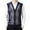 Navy, variant on Men's Wool V Neck Knitted Sweater Vest Casual Versatile Cardigan with Double Pocket Sleeveless Plaid Color Block Design for Stylish Layering
