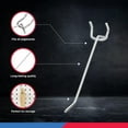 "Neiko 53100A 4Inch Pegboard Hooks Kit, 50 Pack, 1/8"" Peg Hooks for 1