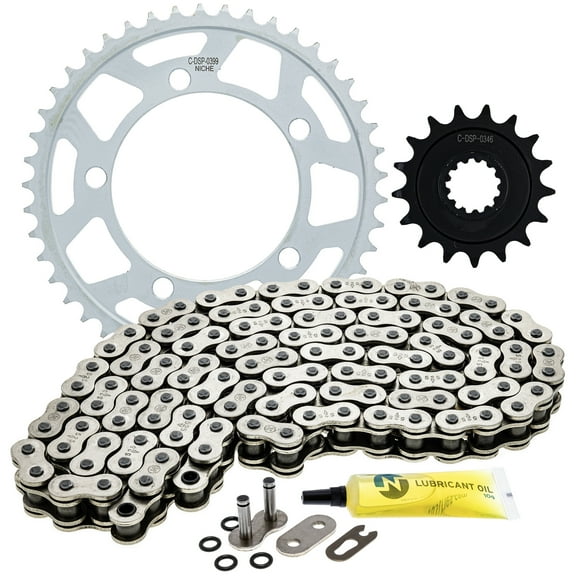 Niche Sprocket Chain Set for BMW S1000RR 17/45 Tooth 525 O-Ring Front Rear Kit MK1014411