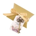 thumbnail image 3 of Key Opener with Escort Tag Cards Ribbon Gift Wedding Holiday Decorations, Vintage Master Key Opener Accompanies Tag Cards and Key Chains, 3 of 8