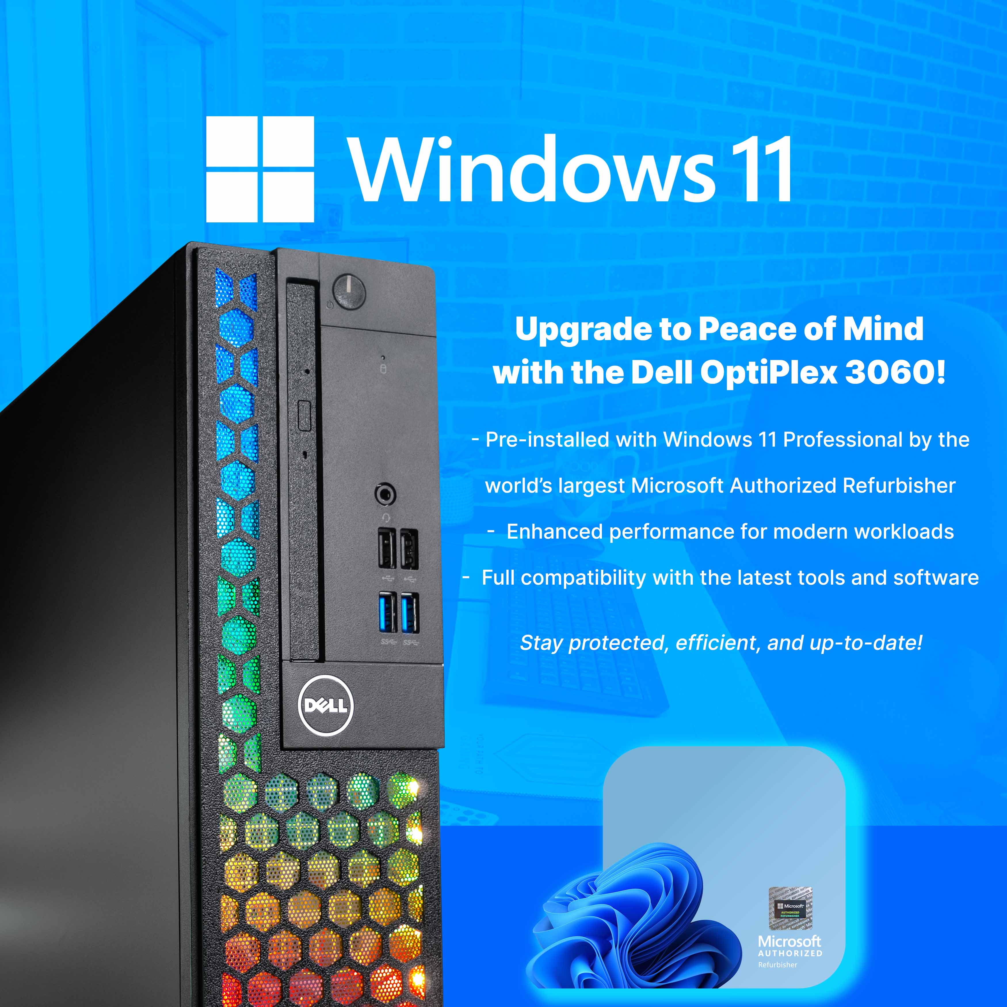 Dell 3060 Desktop Computer | Intel i5 Quad Core Gen 8 | 16GB