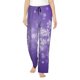 thumbnail image 1 of Balery Snowfall Sky White Purple Pantalones de pijama para mujer, pijamas ultraligeros, pantalones de estar por casa-Small, 1 of 6