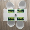 thumbnail image 3 of Ambesonne Abstract Place Mats Set of 4, Forest Tree Landscape, Standard Size, Blue and Green, 3 of 4
