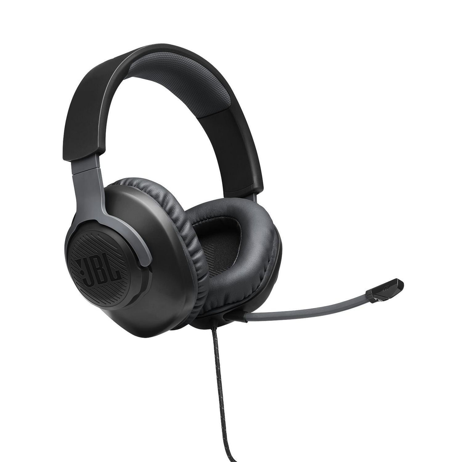 JBL Quantum 100 Wired Over-Ear Gaming Headset with a detachable mic