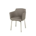 thumbnail image 1 of Chintaly Imports Fauteuil Pivotant Style Club, Chrome/gris, Lot de 2, 1 of 4