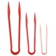 thumbnail image 2 of Lot de 3 pinces à pain multifonctions en plastique pour boulangerie maison (rouge), 2 of 4