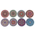 thumbnail image 2 of Posavasos de 8 piezas con pintura de diamantes 5d Diy, posavasos redondos con diseño de mandala con diamantes, posavasos para bebidas y tazas, posavasos de mesa para manualidades para adultos y niños, 2 of 5