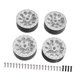 thumbnail image 2 of Juego de 4 ruedas para coche RC a escala 1/12 y 1/16 compatibles con MN82 LC79 plata, 2 of 9